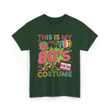 80s Costume 1980s Retro Party T-Shirt - Forest Green