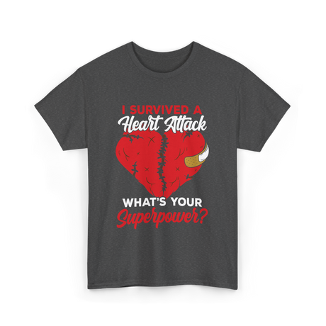 A Heart Attack Cardiac T-Shirt - Dark Heather