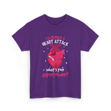 A Heart Attack Superpower T-Shirt - Purple