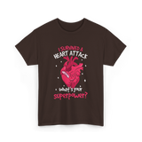 A Heart Attack Superpower T-Shirt - Dark Chocolate