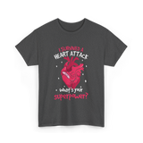 A Heart Attack Superpower T-Shirt - Dark Heather