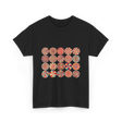 Abstract Polka Dot Art Pattern T-Shirt - Black