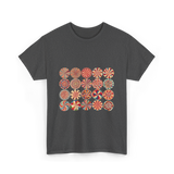 Abstract Polka Dot Art Pattern T-Shirt - Dark Heather