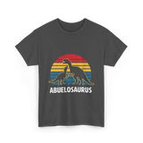 Abuelosaurus dinosaur grandpa T-Shirt - Dark Heather