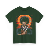 Afro Samurai Warrior Samurai T-Shirt - Forest Green