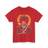 Afro Samurai Warrior Samurai T-Shirt - Red