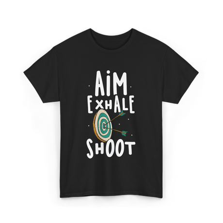 Aim Exhale Shoot Archery T-Shirt - Black