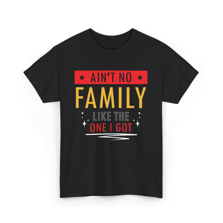 Ain't No Family Family Reunion T-Shirt - Black