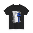 Air Traffic Control US Flag ATC T-Shirt - Black