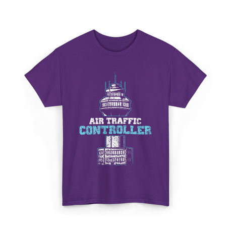 Air Traffic Controller Air Traffic Control T-Shirt - Purple