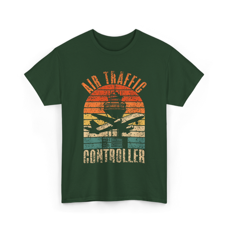 Air Traffic Controller Control T-Shirt - Forest Green