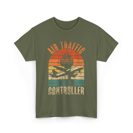 Air Traffic Controller Control T-Shirt - Military Green