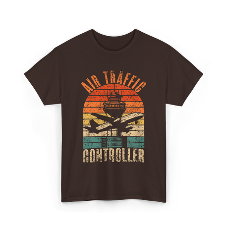 Air Traffic Controller Control T-Shirt - Dark Chocolate