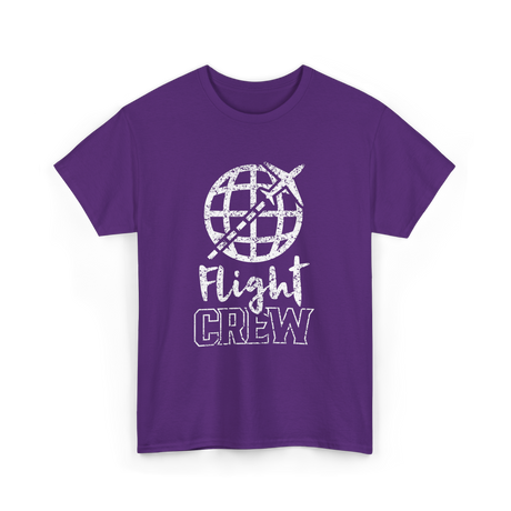 Airplane Aviation T-Shirt - Purple