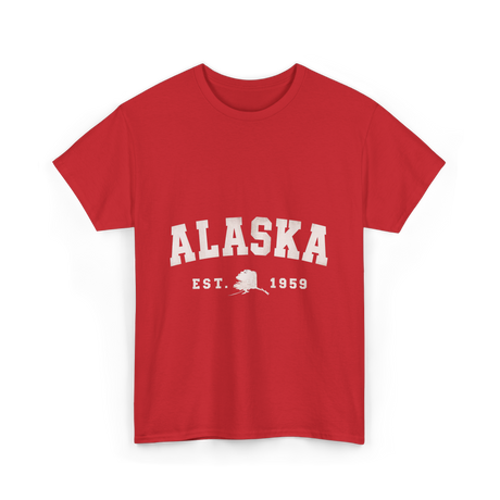 Alaska Established 1959 Alaska T-Shirt - Red