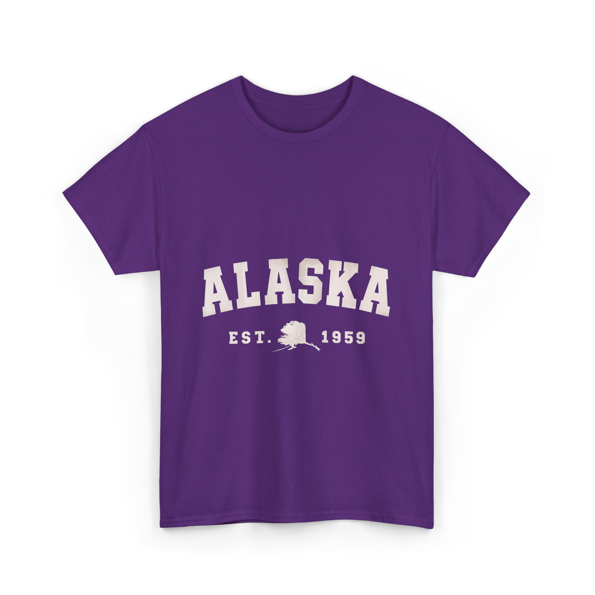 Alaska Established 1959 Alaska T-Shirt - Purple