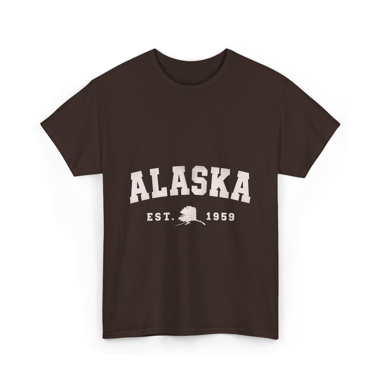 Alaska Established 1959 Alaska T-Shirt - Dark Chocolate