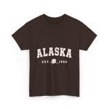 Alaska Established 1959 Alaska T-Shirt - Dark Chocolate