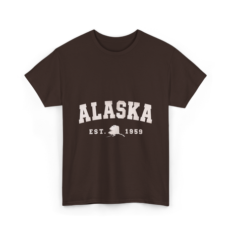 Alaska Established 1959 Alaska T-Shirt - Dark Chocolate