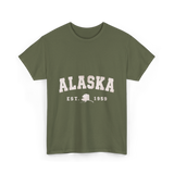 Alaska Established 1959 Alaska T-Shirt - Military Green