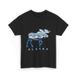 Alaska Moose Landscape Alaska T-Shirt - Black