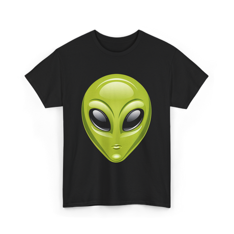 Alien Head Colorful Alien T-Shirt - Black