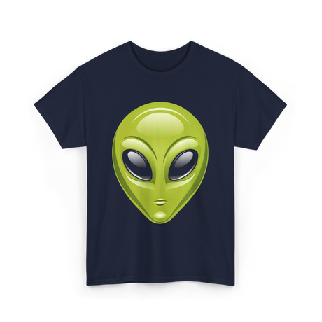 Alien Head Colorful Alien T-Shirt - Navy