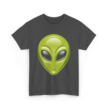 Alien Head Colorful Alien T-Shirt - Dark Heather