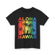 Aloha Hawaii Island Beach T-Shirt - Black