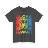 Aloha Hawaii Island Beach T-Shirt - Dark Heather