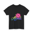 Aloha Hibiscus Spirit Aloha T-Shirt - Black