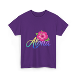 Aloha Hibiscus Spirit Aloha T-Shirt - Purple