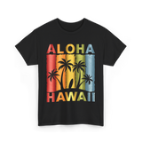 Aloha Palm Island T-Shirt - Black