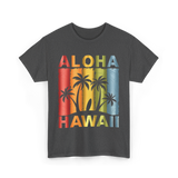 Aloha Palm Island T-Shirt - Dark Heather