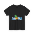 Aloha Pineapple Hawaiian Style T-Shirt - Black