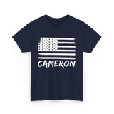 American Flag Citizenship Patriotic T-Shirt - Navy