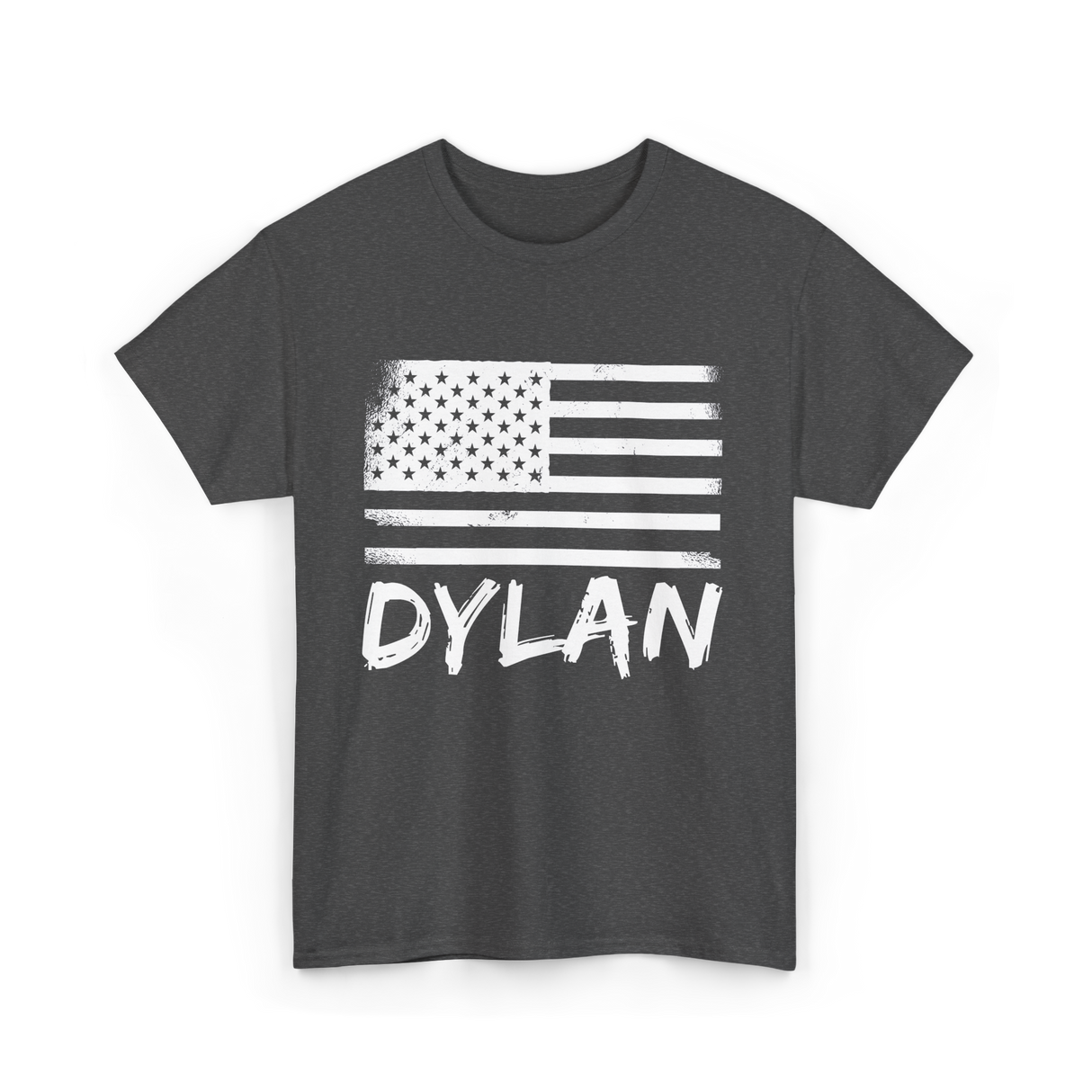 American Flag Citizenship Patriotic T-Shirt - Dark Heather