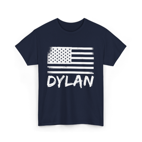 American Flag Citizenship Patriotic T-Shirt - Navy