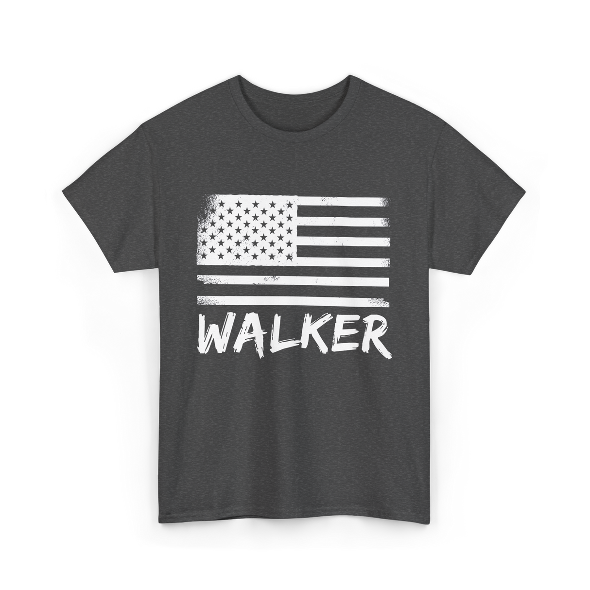 American Flag Citizenship Patriotism T-Shirt - Dark Heather