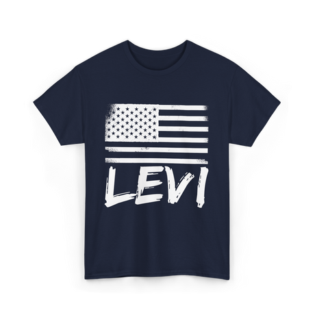 American Flag Citizenship Patriotism T-Shirt - Navy