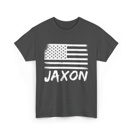 American Flag Design Patriotism T-Shirt - Dark Heather