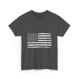 American Flag Patriotic Flag T-Shirt - Dark Heather