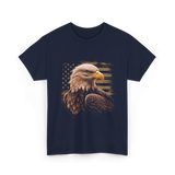 American Flag Patriotic T-Shirt - Navy