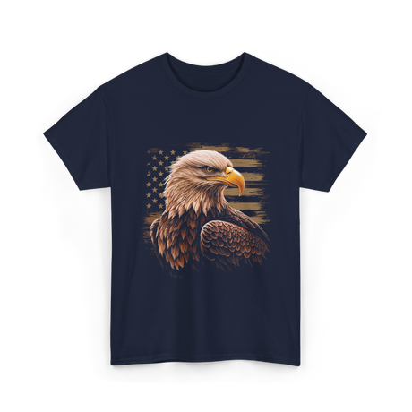 American Flag Patriotic T-Shirt - Navy