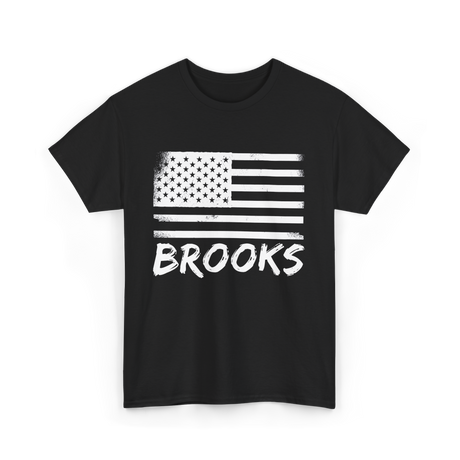 American Flag Vintage Art T-Shirt - Black