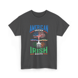 American Grown Irish Roots Ireland T-Shirt - Dark Heather