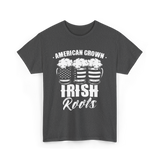 American Grown Irish Roots St Patrick's Day T-Shirt - Dark Heather