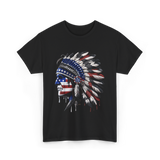 American Patriotism Native T-Shirt - Black