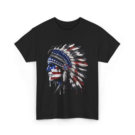 American Patriotism Native T-Shirt - Black