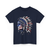 American Patriotism Native T-Shirt - Navy